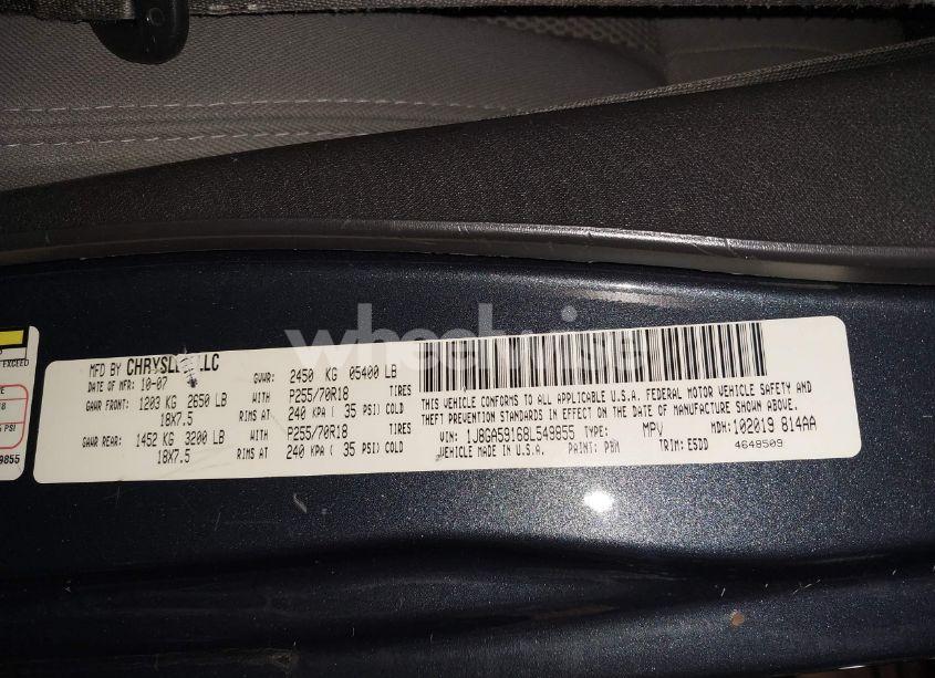 Photo 9 of 2008 Jeep Wrangler UNLIMITED SAHARA (VIN 1J8GA59168L549855)