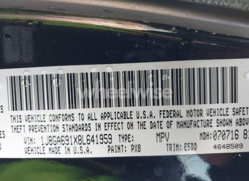 Photo 9 of 2008 Jeep Wrangler UNLIMITED RUBICON (VIN 1J8GA691X8L641959)