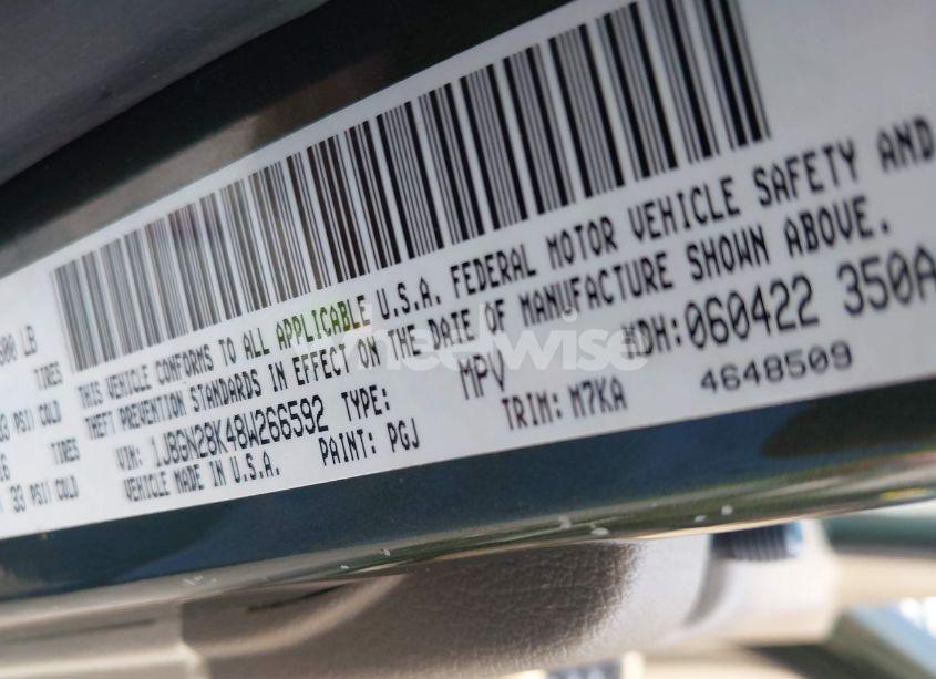 Photo 9 of 2008 Jeep Liberty SPORT (VIN 1J8GN28K48W266592)