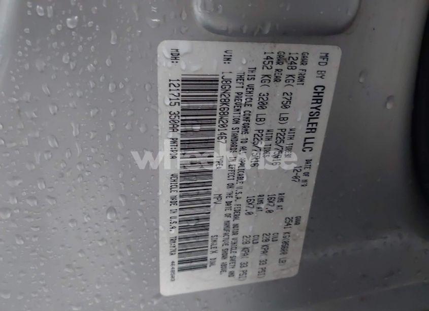 Photo 9 of 2008 Jeep Liberty SPORT (VIN 1J8GN28K68W201467)