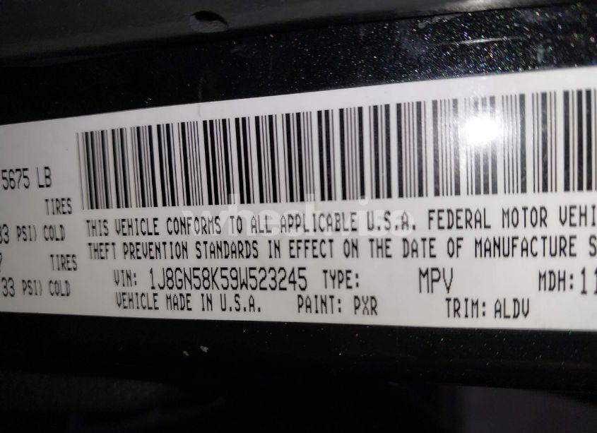 Photo 9 of 2009 Jeep Liberty LIMITED EDITION (VIN 1J8GN58K59W523245)