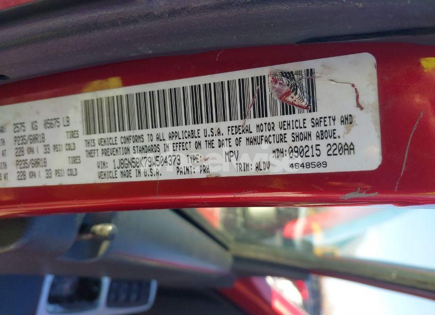 Photo 9 of 2009 Jeep Liberty LIMITED EDITION (VIN 1J8GN58K79W504373)