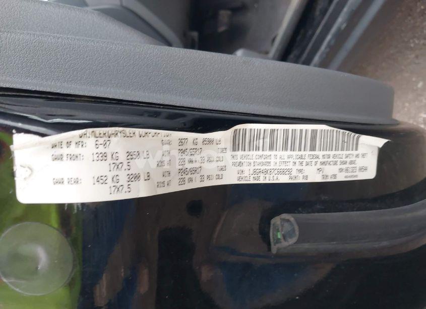 Photo 9 of 2007 Jeep Grand CHEROKEE LAREDO (VIN 1J8GR48K87C668292)