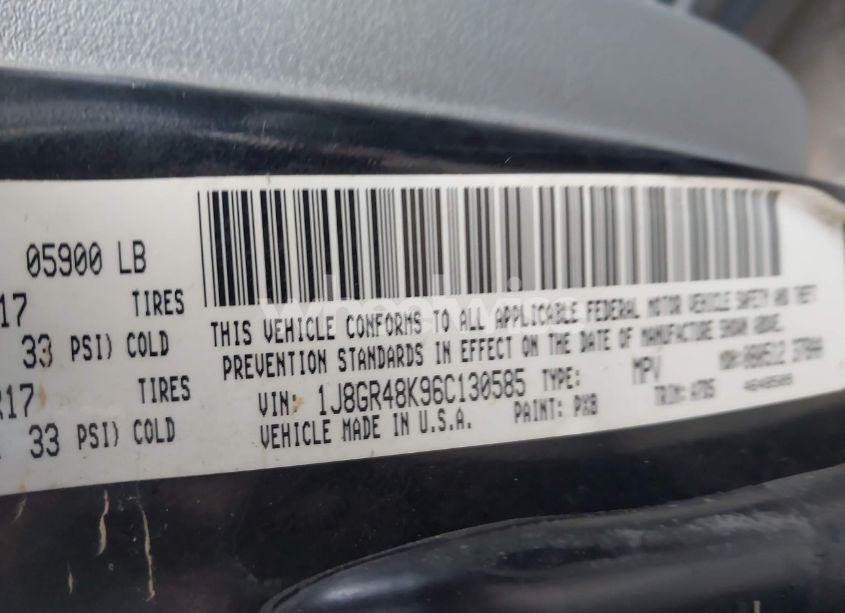 Photo 9 of 2006 Jeep Grand CHEROKEE LAREDO (VIN 1J8GR48K96C130585)