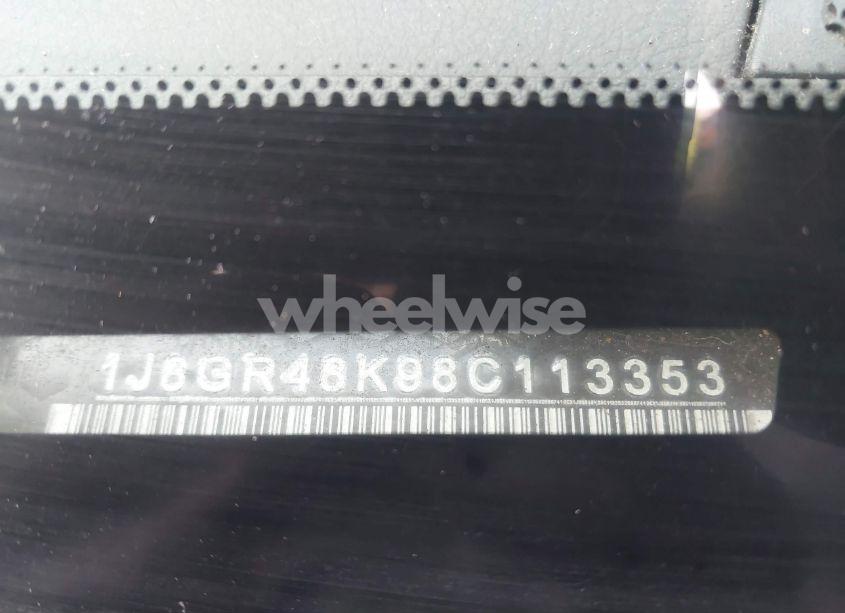 Photo 9 of 2008 Jeep Grand CHEROKEE LAREDO (VIN 1J8GR48K98C113353)