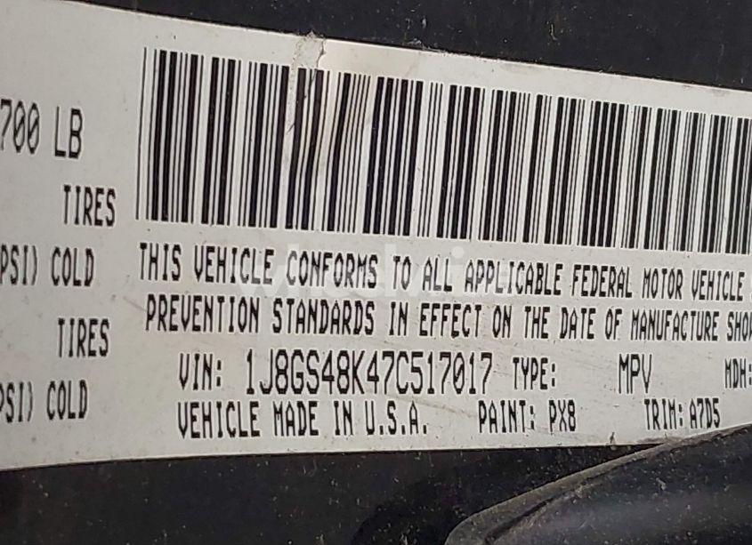 Photo 9 of 2007 Jeep Grand CHEROKEE LAREDO (VIN 1J8GS48K47C517017)