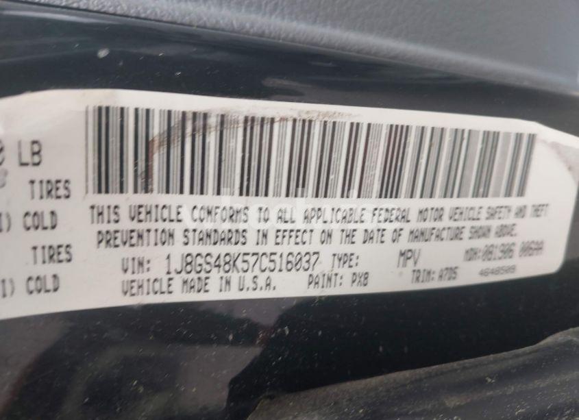 Photo 9 of 2007 Jeep Grand CHEROKEE LAREDO (VIN 1J8GS48K57C516037)