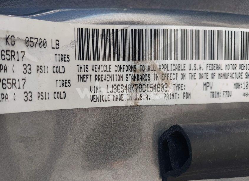 Photo 9 of 2008 Jeep Grand CHEROKEE LAREDO (VIN 1J8GS48K78C154603)