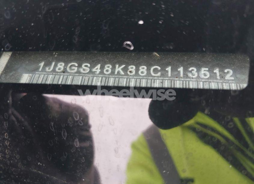 Photo 9 of 2008 Jeep Grand CHEROKEE LAREDO (VIN 1J8GS48K88C113512)