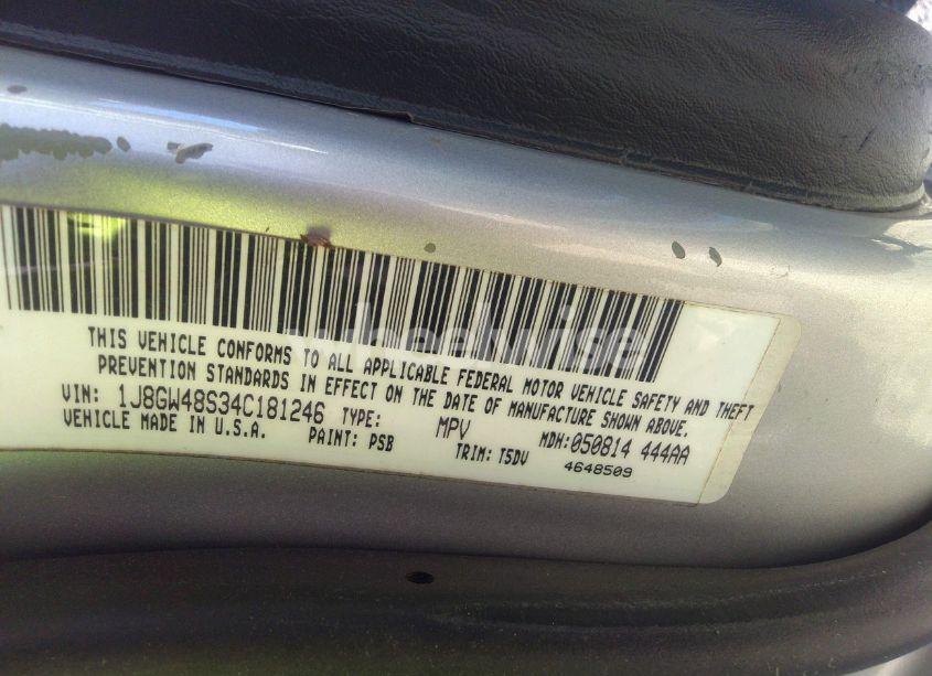 Photo 9 of 2004 Jeep Grand CHEROKEE LAREDO (VIN 1J8GW48S34C181246)