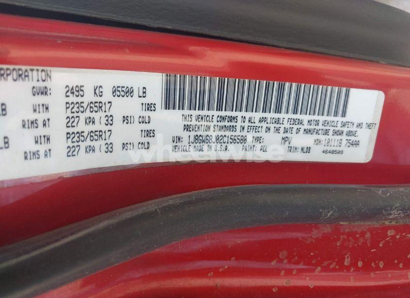 Photo 9 of 2002 Jeep Grand CHEROKEE OVERLAND (VIN 1J8GW68J02C156580)