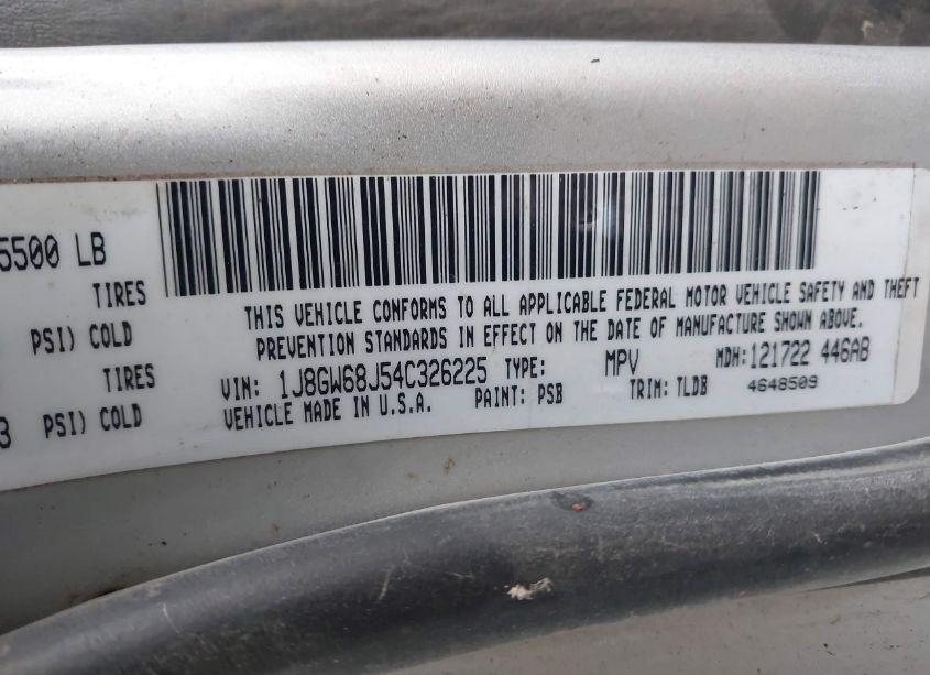 Photo 9 of 2004 Jeep Grand CHEROKEE OVERLAND (VIN 1J8GW68J54C326225)