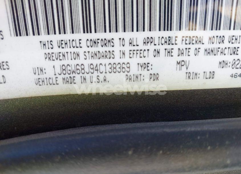 Photo 9 of 2004 Jeep Grand CHEROKEE OVERLAND (VIN 1J8GW68J94C138369)