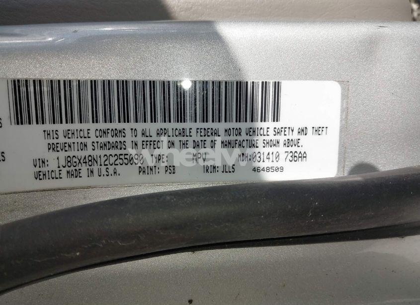 Photo 9 of 2002 Jeep Grand CHEROKEE LAREDO (VIN 1J8GX48N12C255090)