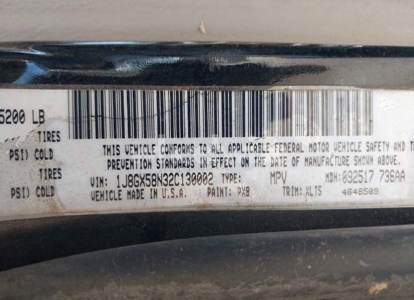 Photo 9 of 2002 Jeep Grand CHEROKEE LIMITED (VIN 1J8GX58N32C130002)