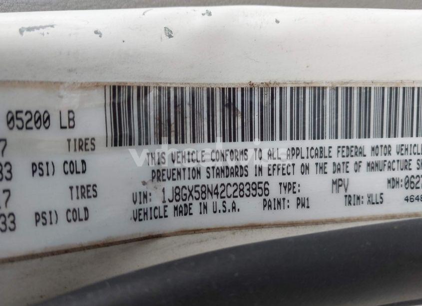 Photo 9 of 2002 Jeep Grand CHEROKEE LIMITED (VIN 1J8GX58N42C283956)