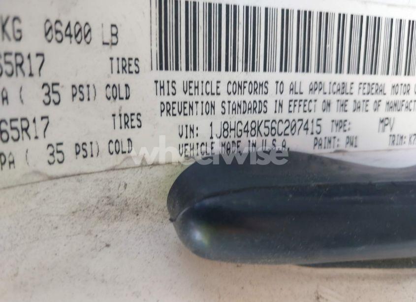 Photo 9 of 2006 Jeep Commander (VIN 1J8HG48K56C207415)