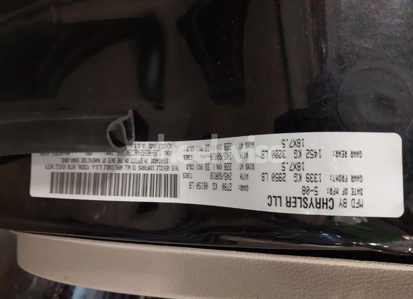 Photo 9 of 2008 Jeep Grand CHEROKEE LIMITED (VIN 1J8HR58248C201205)