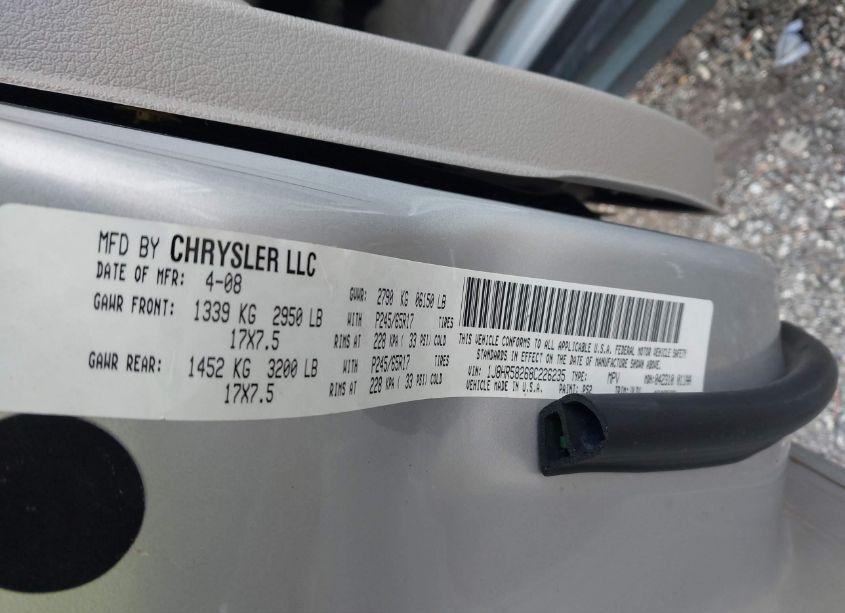 Photo 9 of 2008 Jeep Grand CHEROKEE LIMITED (VIN 1J8HR58268C226235)