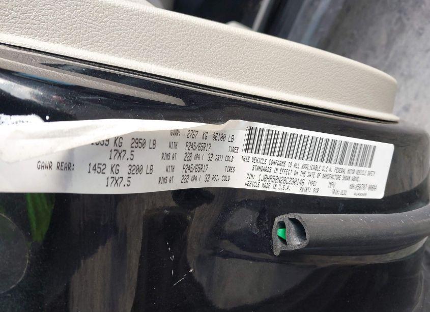 Photo 9 of 2008 Jeep Grand CHEROKEE LIMITED (VIN 1J8HR58N28C230146)