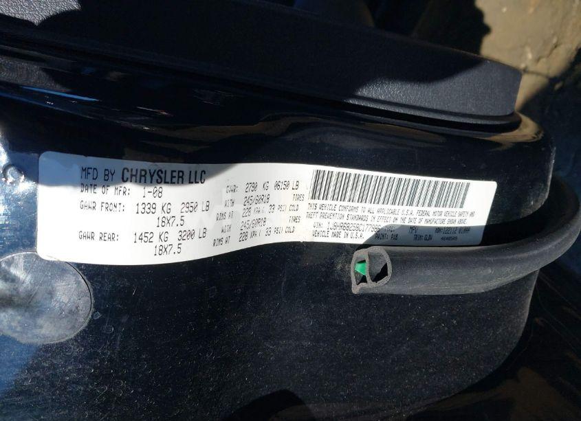 Photo 9 of 2008 Jeep Grand CHEROKEE OVERLAND (VIN 1J8HR68258C177986)