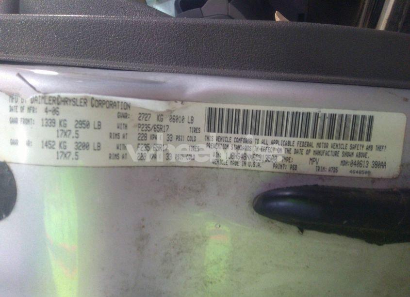 Photo 9 of 2006 Jeep Grand CHEROKEE LAREDO (VIN 1J8HS48NX6C313500)