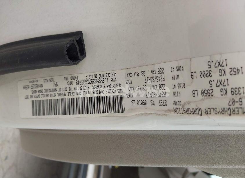 Photo 9 of 2007 Jeep Grand CHEROKEE LIMITED (VIN 1J8HS58297C686749)