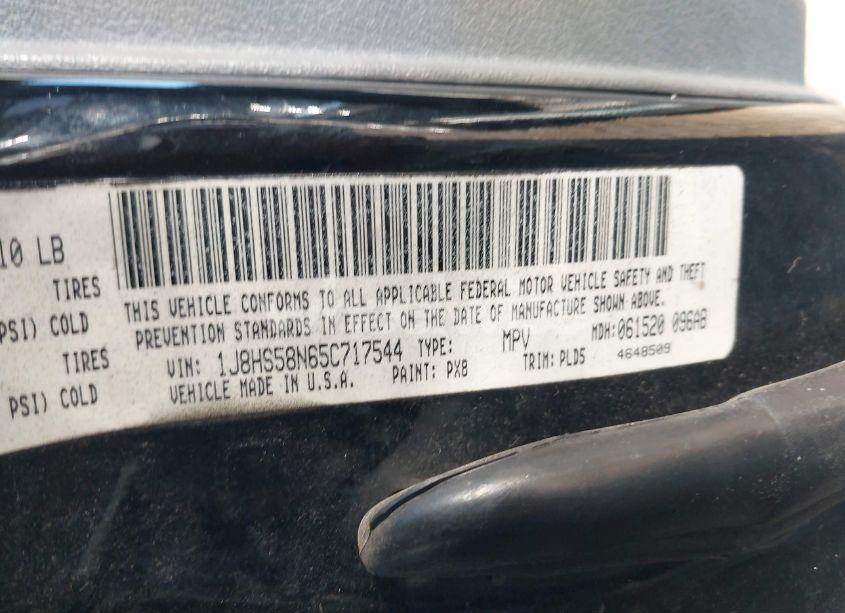 Photo 9 of 2005 Jeep Grand CHEROKEE LIMITED (VIN 1J8HS58N65C717544)