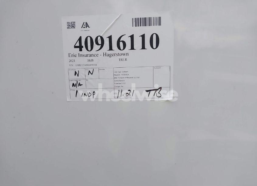 Photo 7 of 2021 J & B TRLR (VIN 1J9BE1214MD498518)