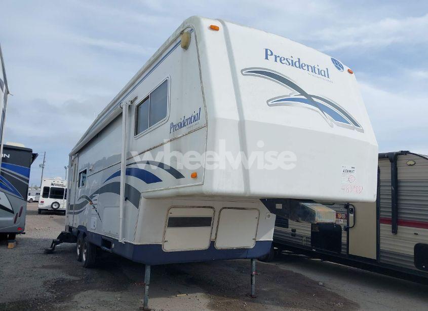 2001 Holiday Rambler PRESIDENTIAL TRAVEL TRAILER (VIN 1KB311J241E120815) main photo
