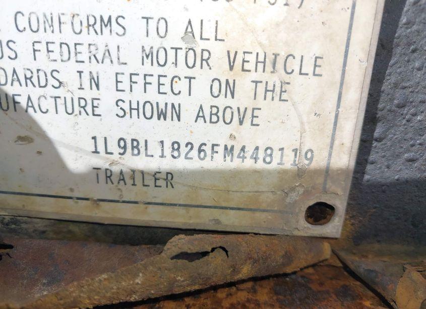 Photo 9 of 2015 Trailer Load TECHNOLOGY (VIN 1L9BL1826FM448119)