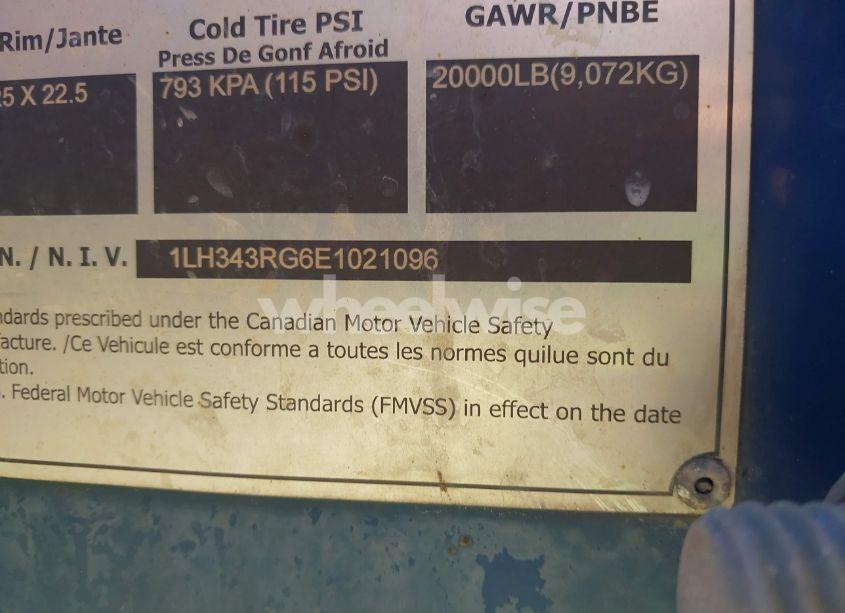 Photo 8 of 2014 Landoll Corp LOWBED (VIN 1LH343RG6E1021096)