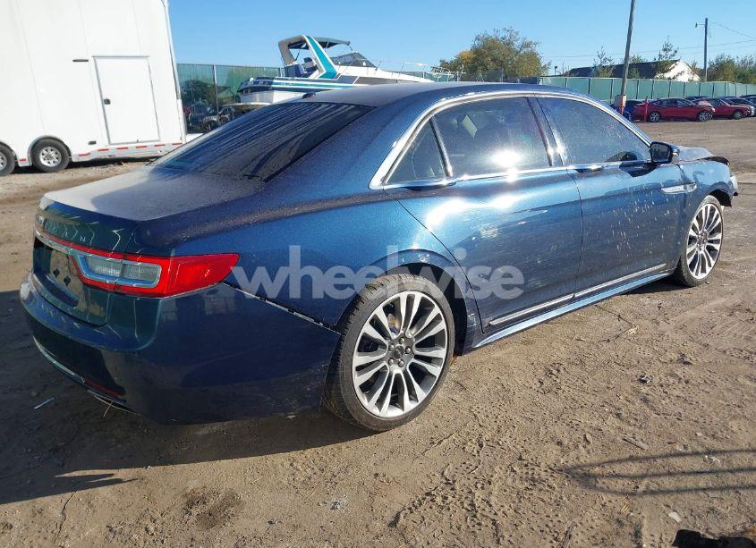 Photo 4 of 2017 Lincoln Continental RESERVE (VIN 1LN6L9NC9H5609249)