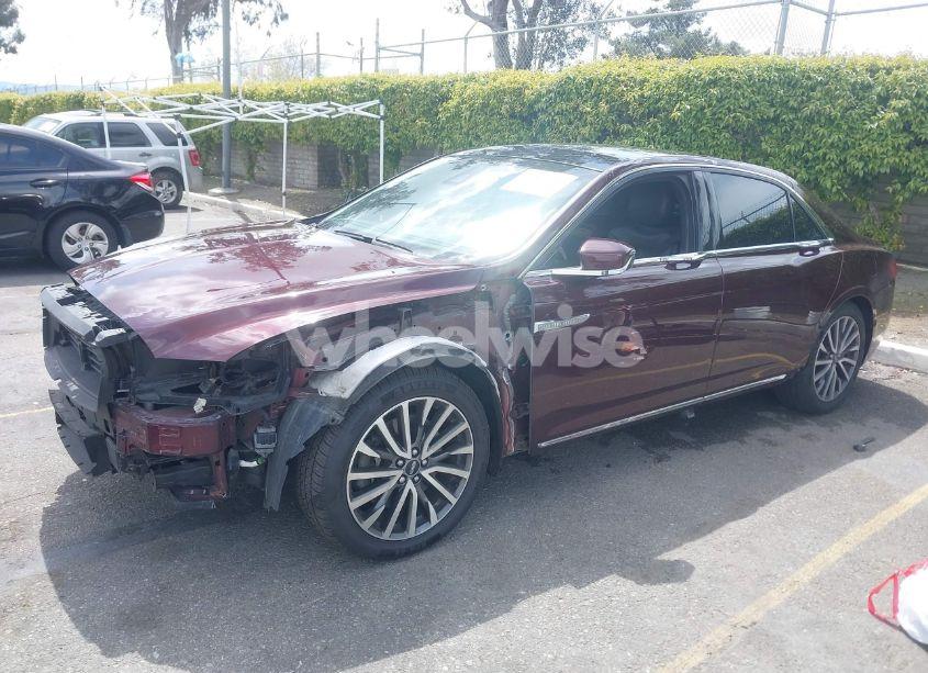 Photo 2 of 2019 Lincoln Continental SELECT (VIN 1LN6L9SK5K5600535)