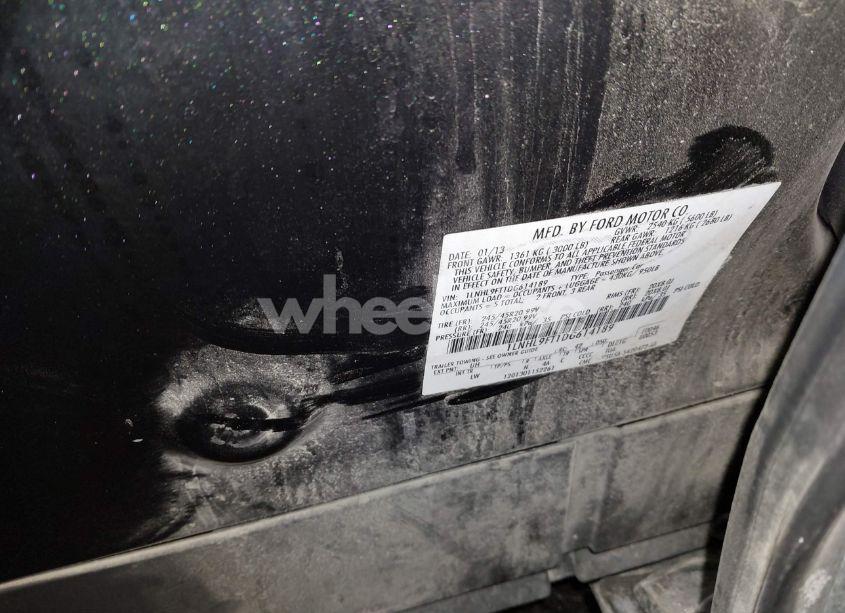 Photo 9 of 2013 Lincoln Mks ECOBOOST (VIN 1LNHL9FT1DG614189)