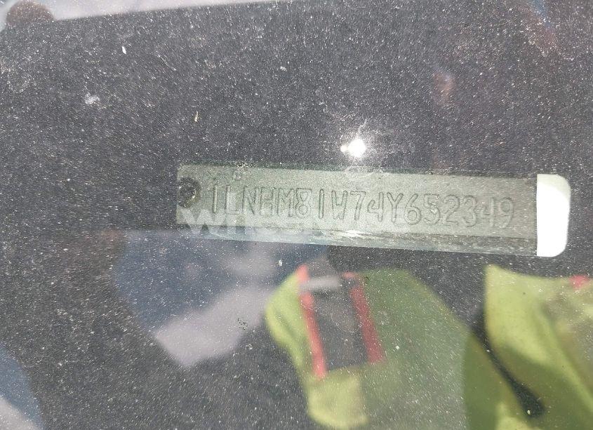 Photo 12 of 2004 Lincoln Town CAR SIGNATURE (VIN 1LNHM81W74Y652349)