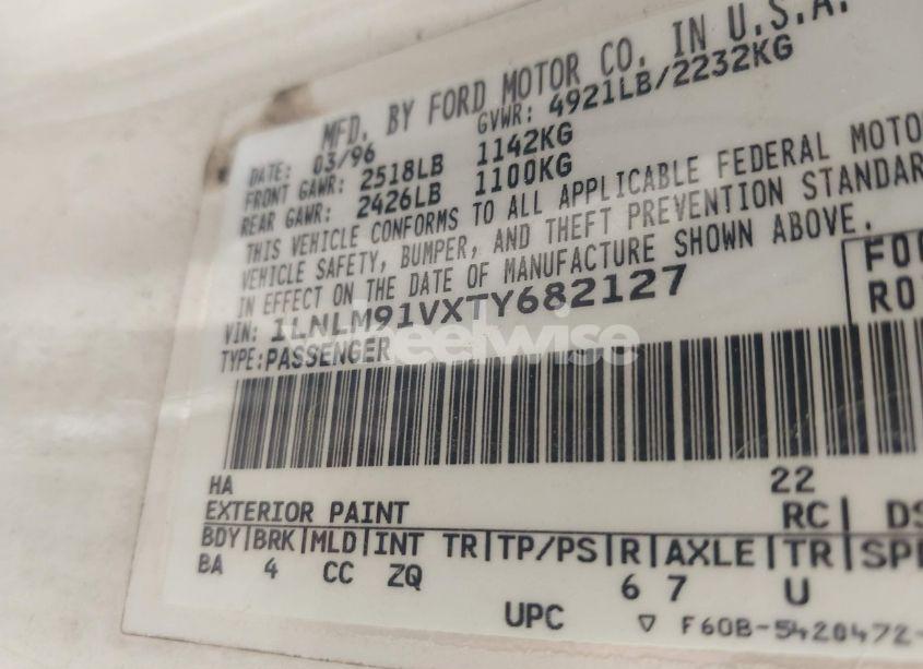 Photo 9 of 1996 Lincoln Mark VIII LSC/DIAMOND ANNIVERSARY (VIN 1LNLM91VXTY682127)