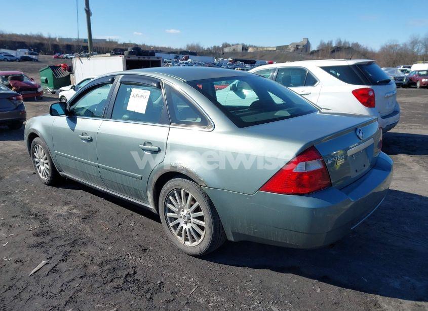 Photo 3 of 2005 Mercury Montego PREMIER (VIN 1MEFM42165G618285)