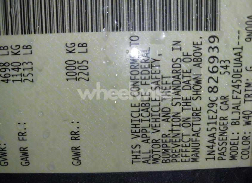 Photo 9 of 2009 Nissan Maxima 3.5 SV (VIN 1N4AA51E29C826939)