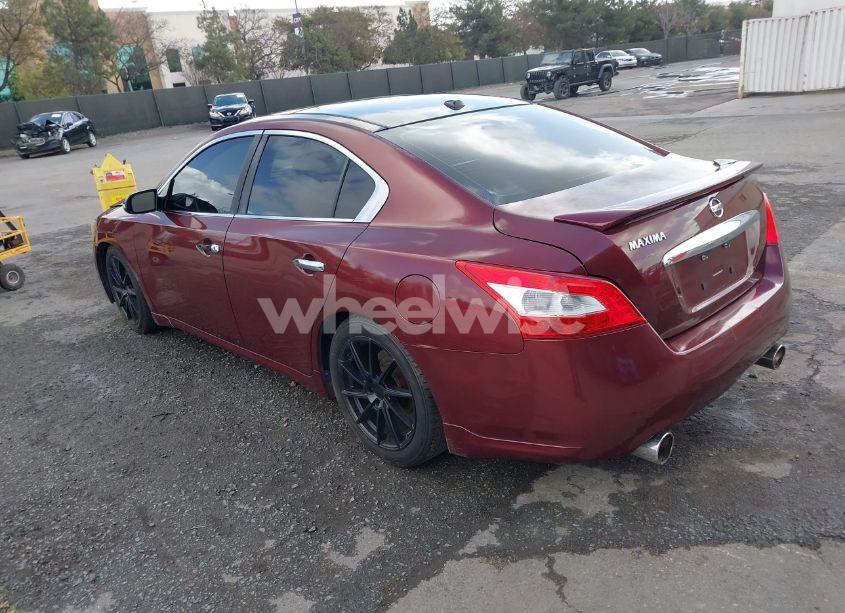 Photo 3 of 2009 Nissan Maxima 3.5 SV (VIN 1N4AA51E39C821734)