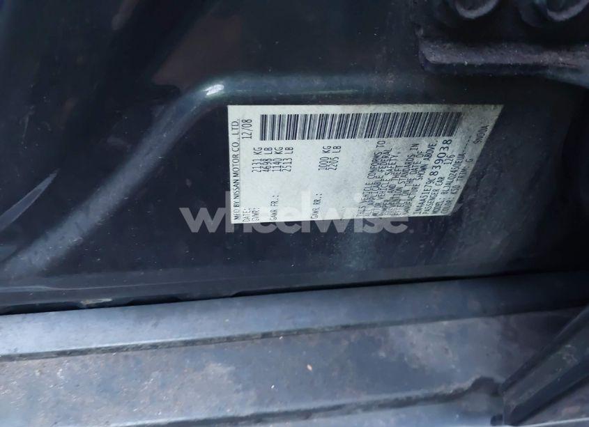 Photo 9 of 2009 Nissan Maxima 3.5 S (VIN 1N4AA51E79C839038)