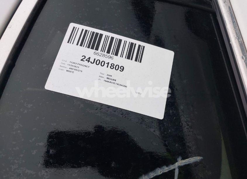 Photo 9 of 2009 Nissan Maxima 3.5 SV (VIN 1N4AA51E79C841260)