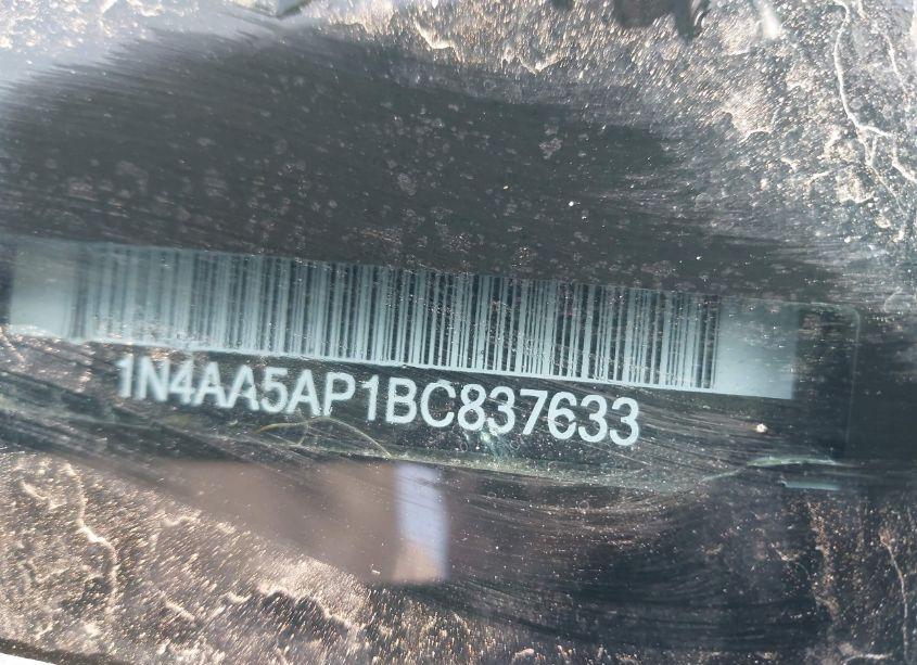 Photo 9 of 2011 Nissan Maxima 3.5 SV (VIN 1N4AA5AP1BC837633)