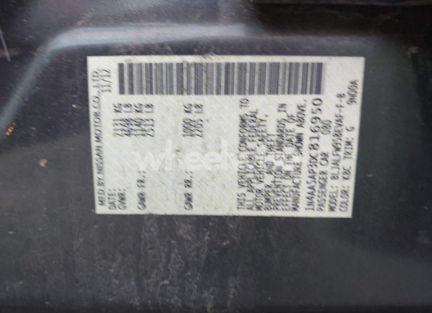 Photo 9 of 2013 Nissan Maxima 3.5 SV (VIN 1N4AA5AP3DC816950)