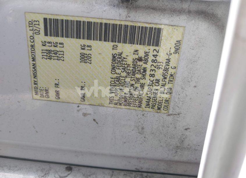 Photo 9 of 2013 Nissan Maxima 3.5 SV (VIN 1N4AA5AP3DC832842)