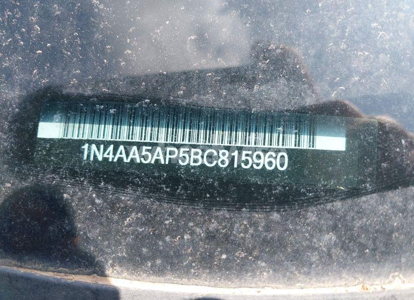 Photo 9 of 2011 Nissan Maxima 3.5 SV (VIN 1N4AA5AP5BC815960)