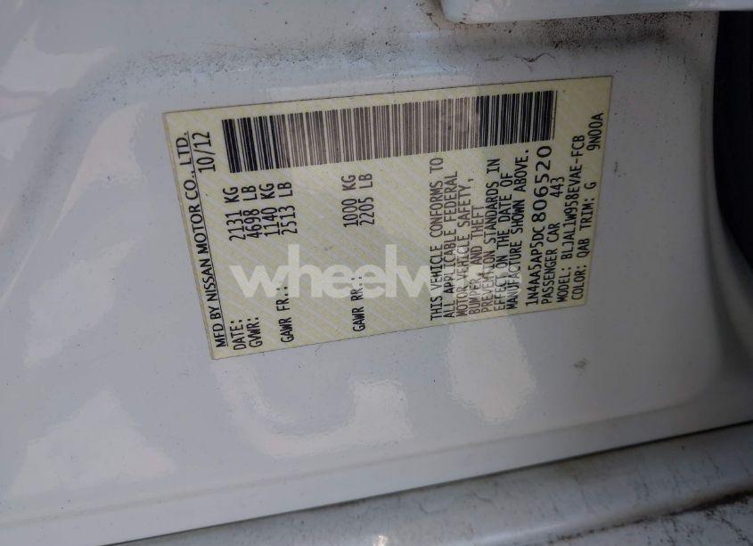 Photo 9 of 2013 Nissan Maxima 3.5 SV (VIN 1N4AA5AP5DC806520)