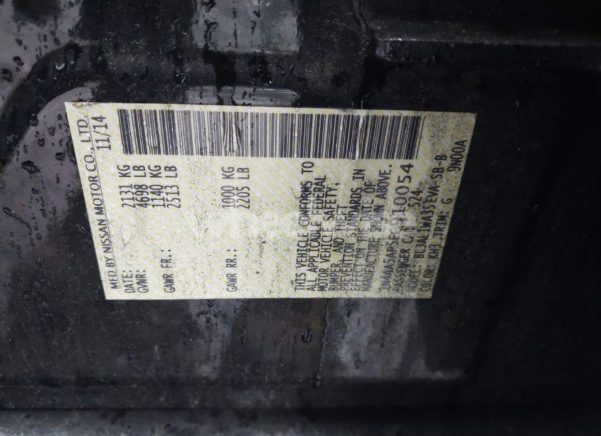 Photo 9 of 2014 Nissan Maxima 3.5 SV (VIN 1N4AA5AP5EC910054)