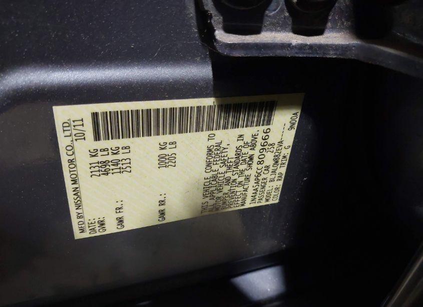 Photo 9 of 2012 Nissan Maxima 3.5 S (VIN 1N4AA5AP6CC809666)