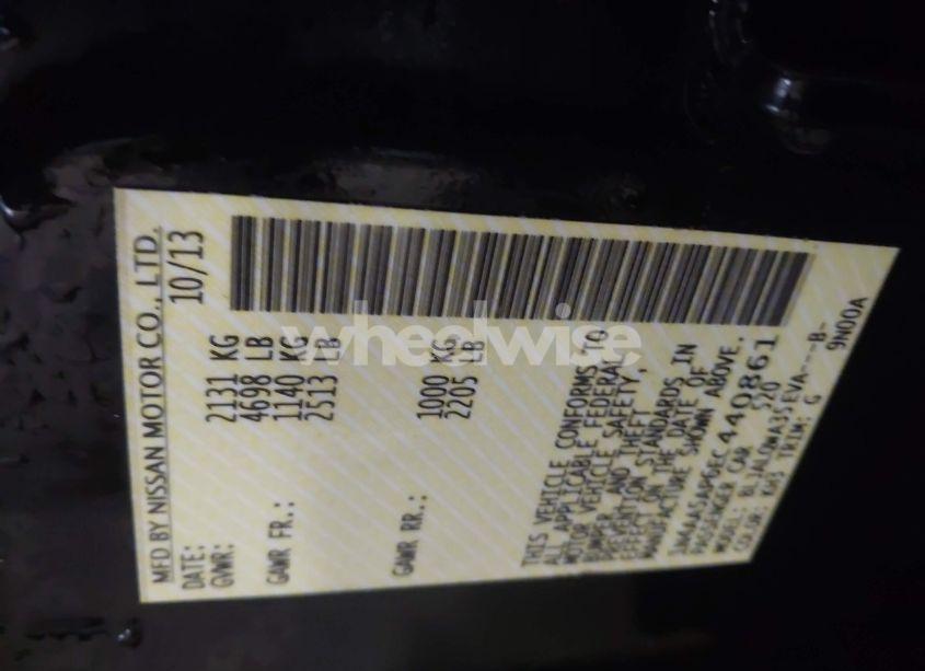 Photo 9 of 2014 Nissan Maxima 3.5 S (VIN 1N4AA5AP6EC440861)